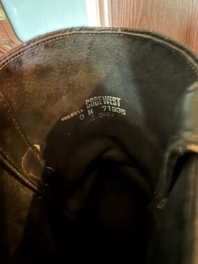 Code West Men's Black Leather Boot